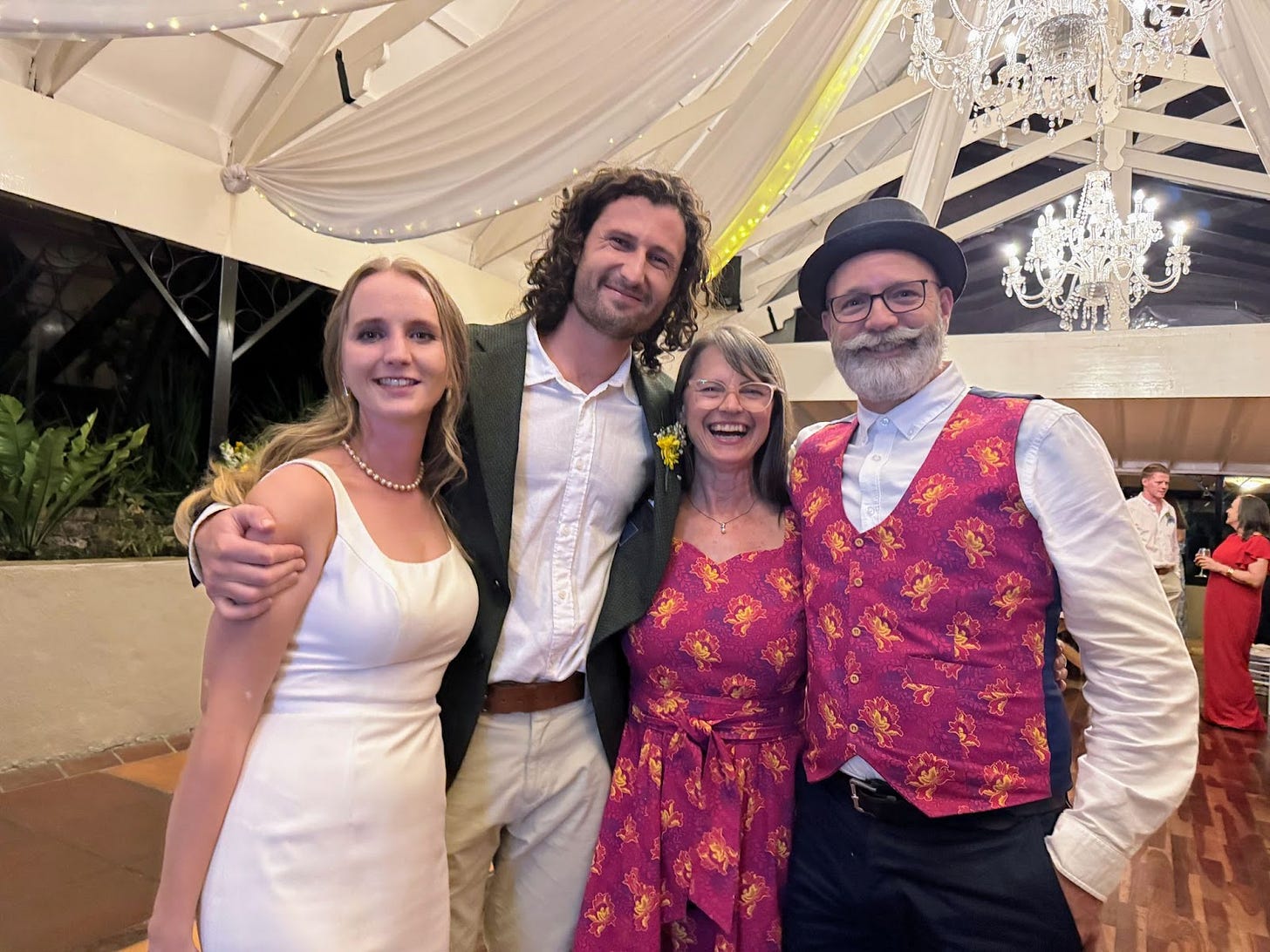 Celebrating love with the newlyweds, and stealing a little spotlight of our own!