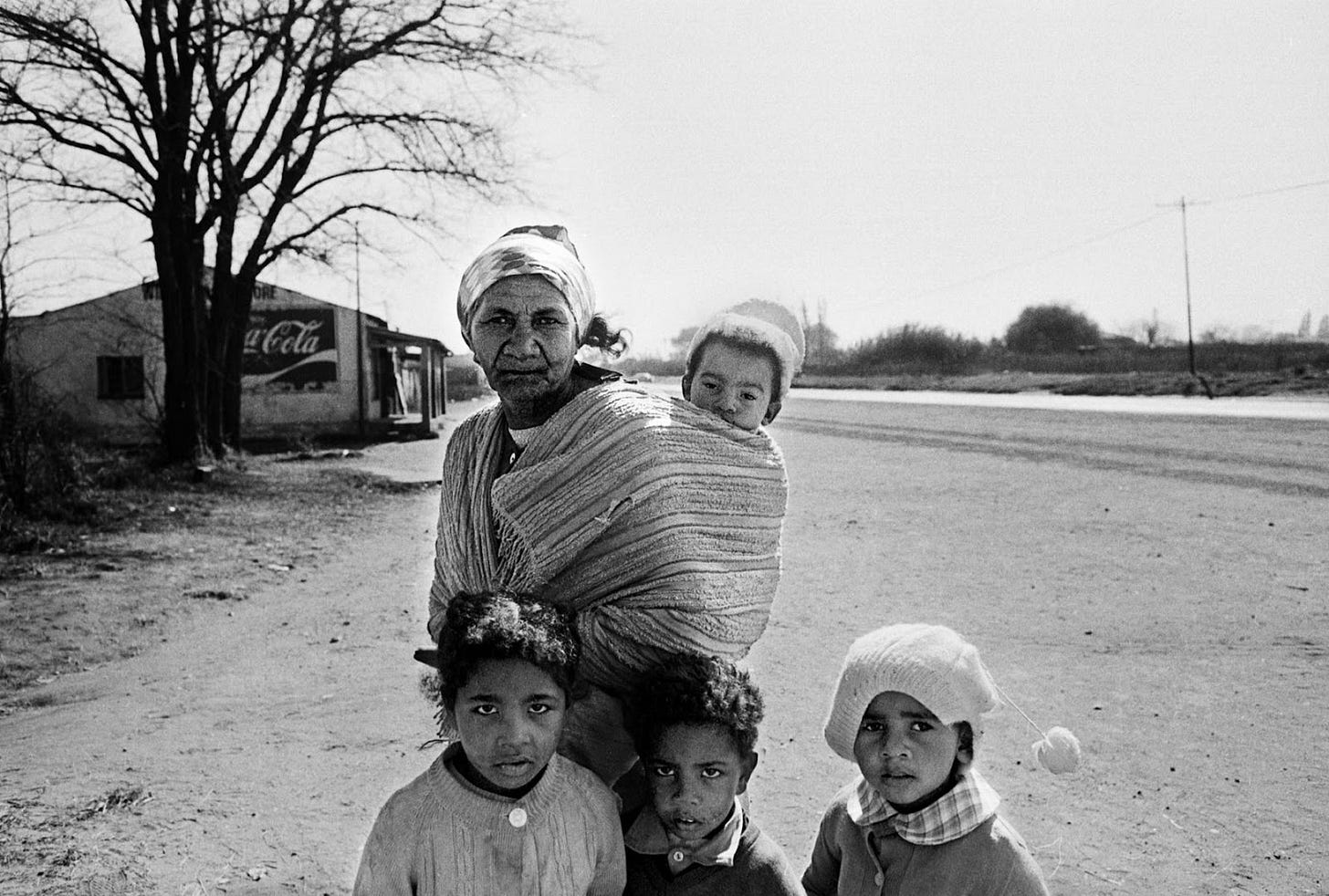 Paul Weinberg's "A family who live in Kliptown", July 1980 (via Wikimedia)